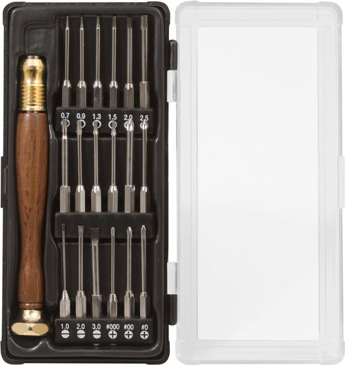 19 Piece Precision Quick Release Screw Driver Set