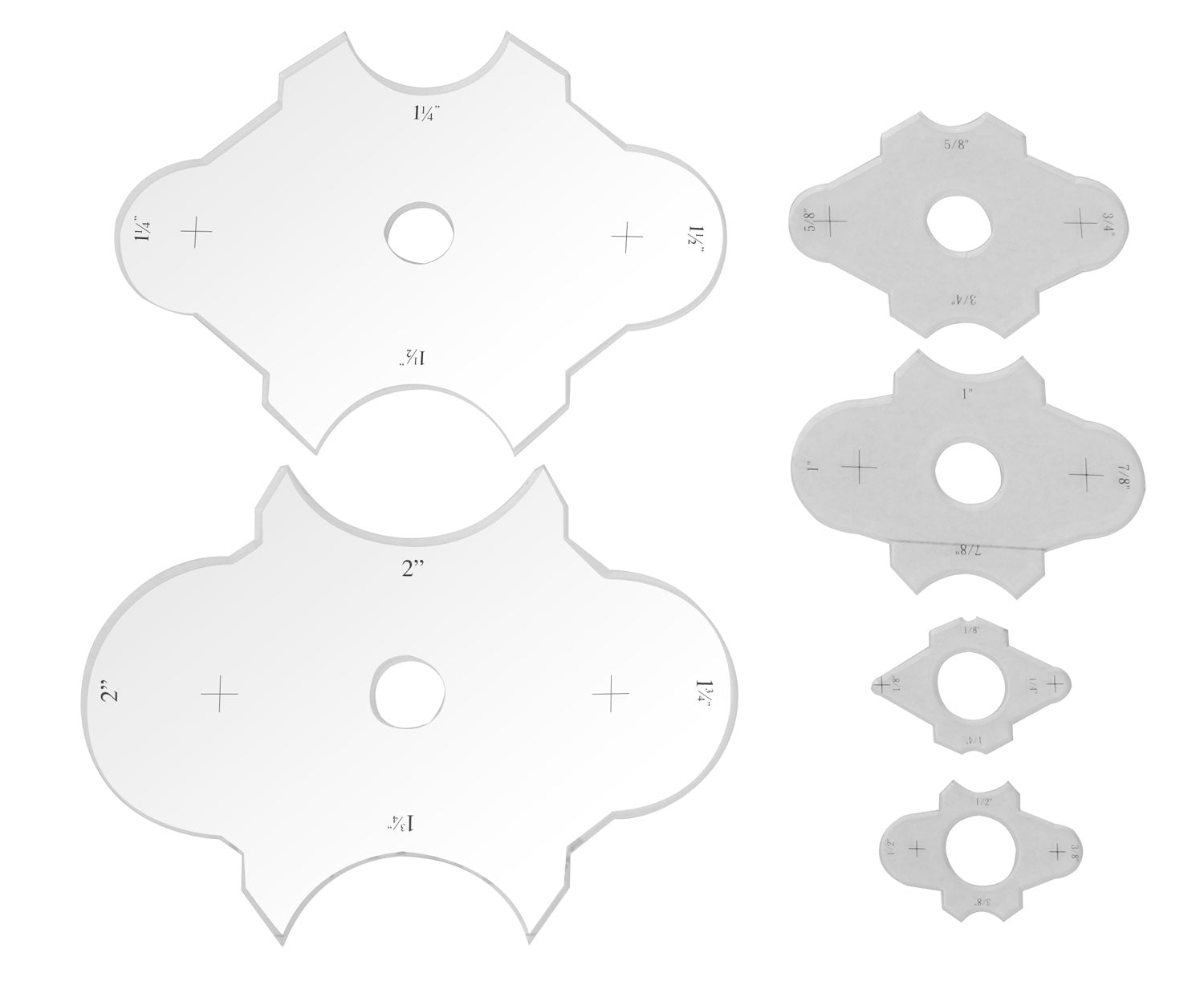 6 Piece Radius Gauge Set