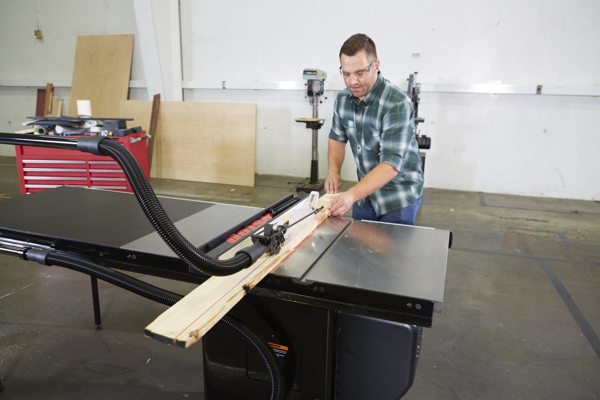 Overarm Dust Collection