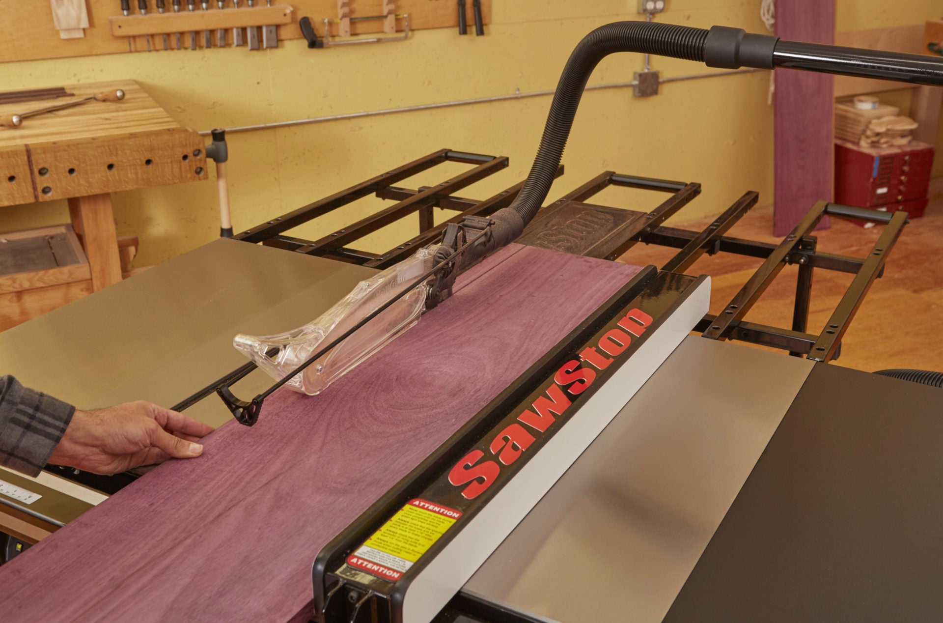 Overarm Dust Collection
