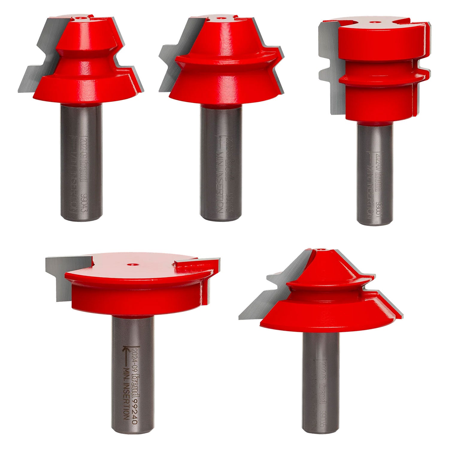 5 Piece Locking Joint Router Bit Set