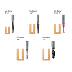 5 Piece Up Spiral Bit Set