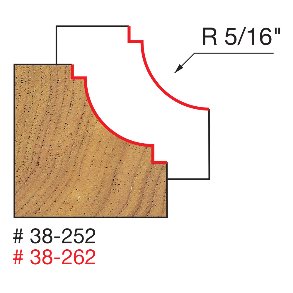Classical Cove Router Bits