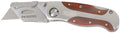 Folding Locking Utility Knife - Wood Grain