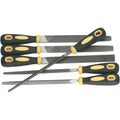 6-Piece Fine Rasp Set with Rubber Handles