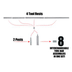 6 Piece Interchangable Tool Rest Set
