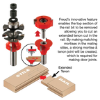 Round Over Bead Optional Double Sided Profile Cutter Set