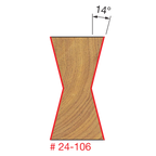 Butterfly Spline Router Bit
