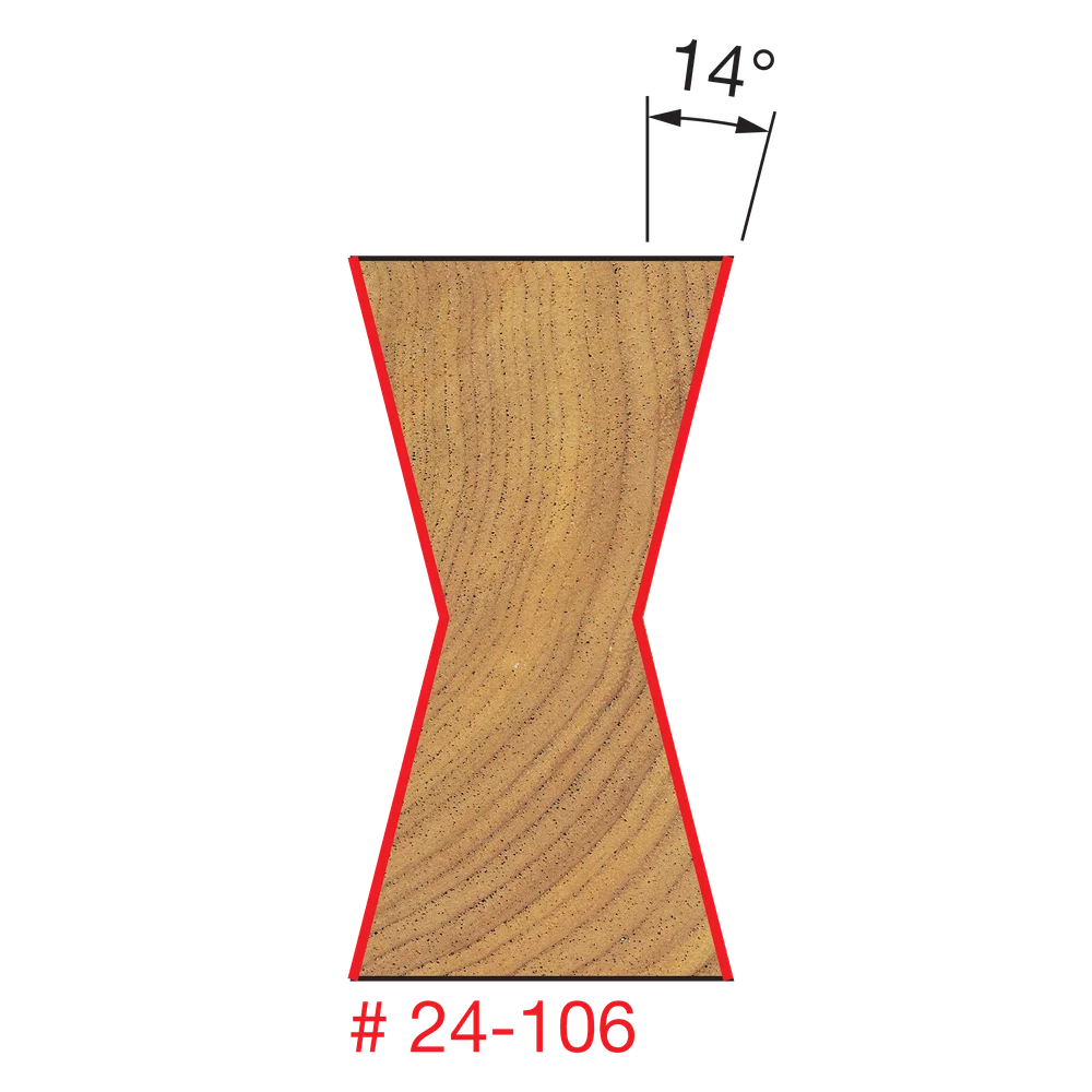Butterfly Spline Router Bit