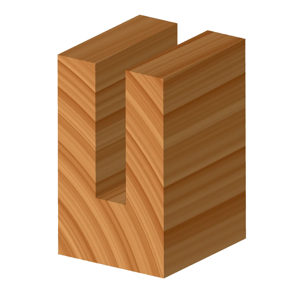 Double Flute Straight Router Bits - Metric