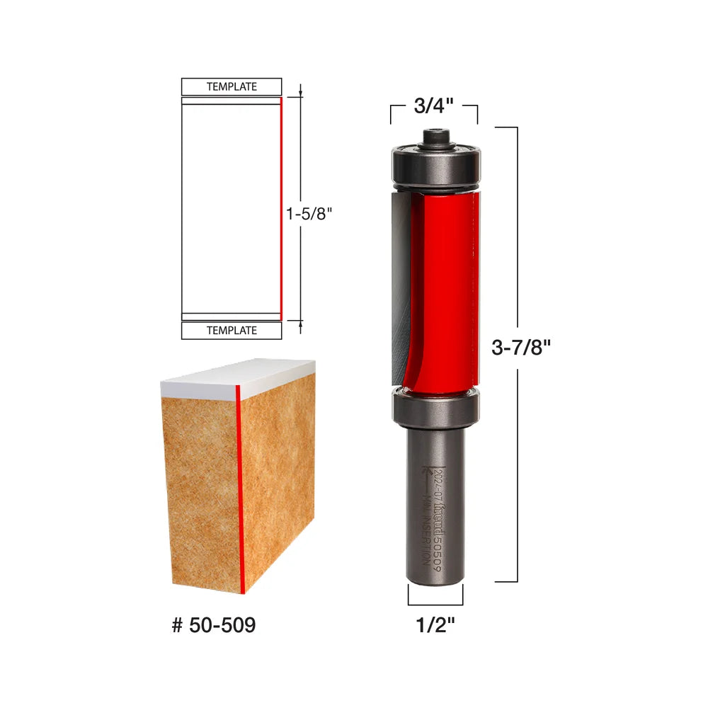 Top & Bottom Bearing Flush Trim Router Bits