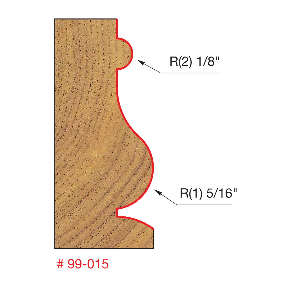 Face Molding Router Bits