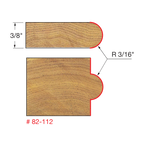 Half Round / Bull Nose Router Bits