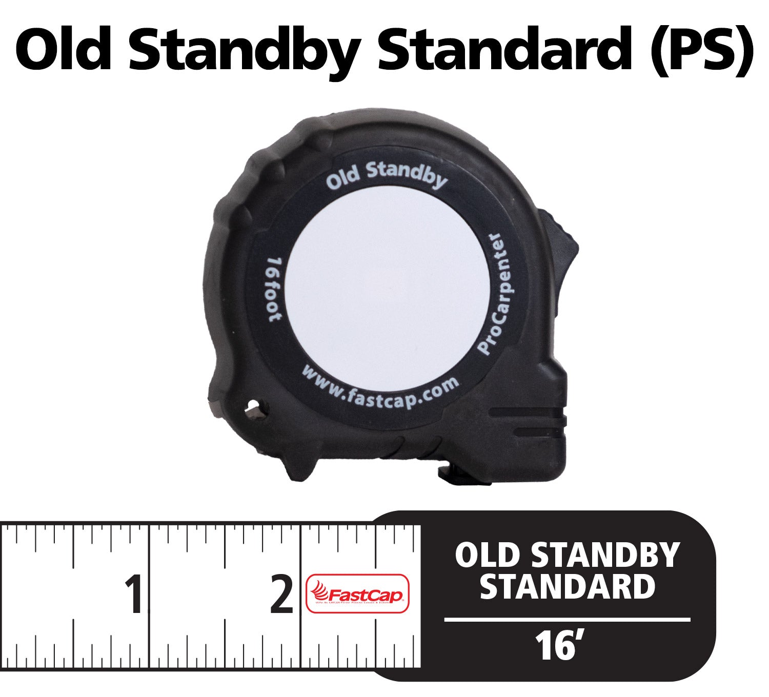 Old Standby Standard 16' Tape Measure