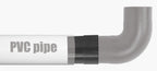 4" DWV (drain, waste, vent) PVC Pipe to 4" Hard Plastic Dust Collection Fitting