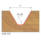 Top Bearing Lettering Router Bit