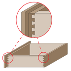 Dovetail Router Bit with Top Bearing