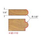 Half Round / Bull Nose Router Bits