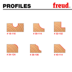 6 piece Starter Router Bit Set