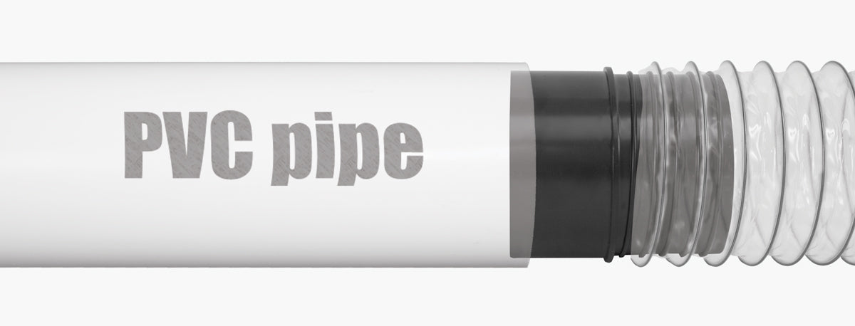 4" DWV (drain, waste, vent) PVC Pipe to 4" Dust Collection Hose Plastic Adaptor
