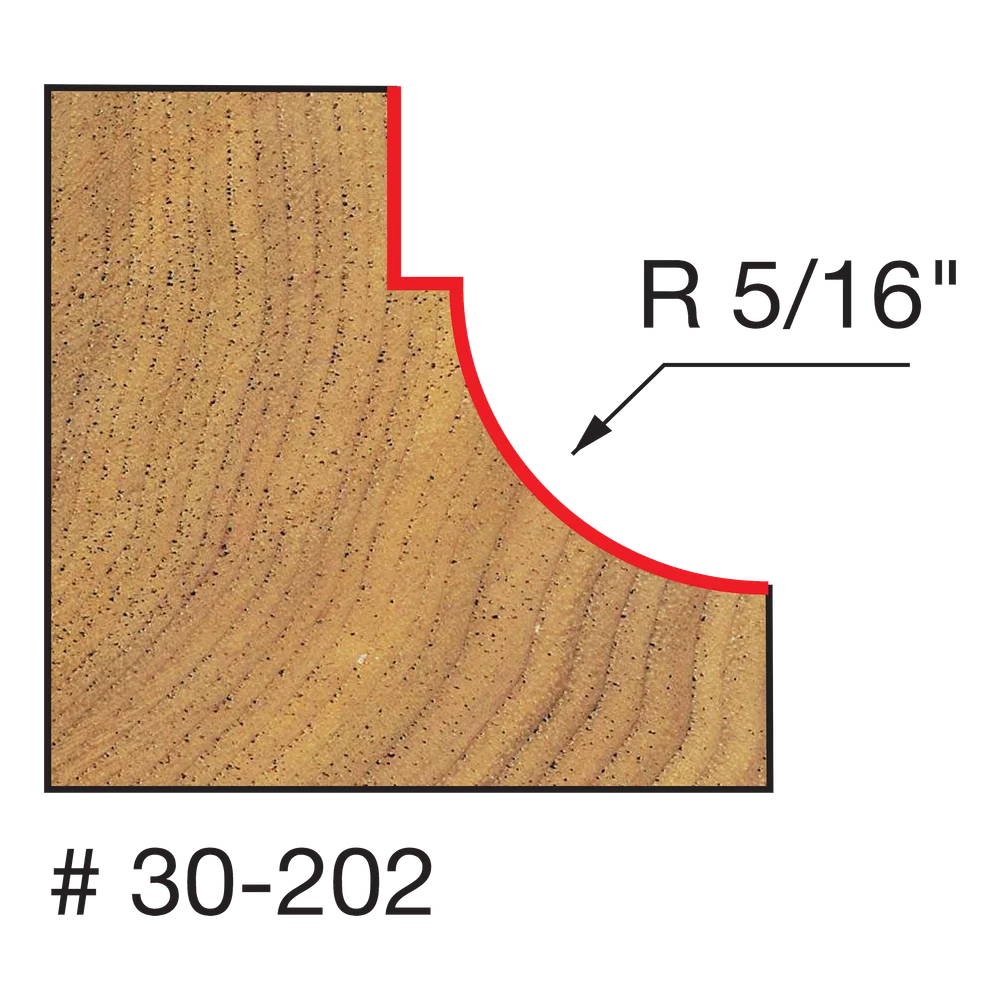 Cove & Fillet Router Bit