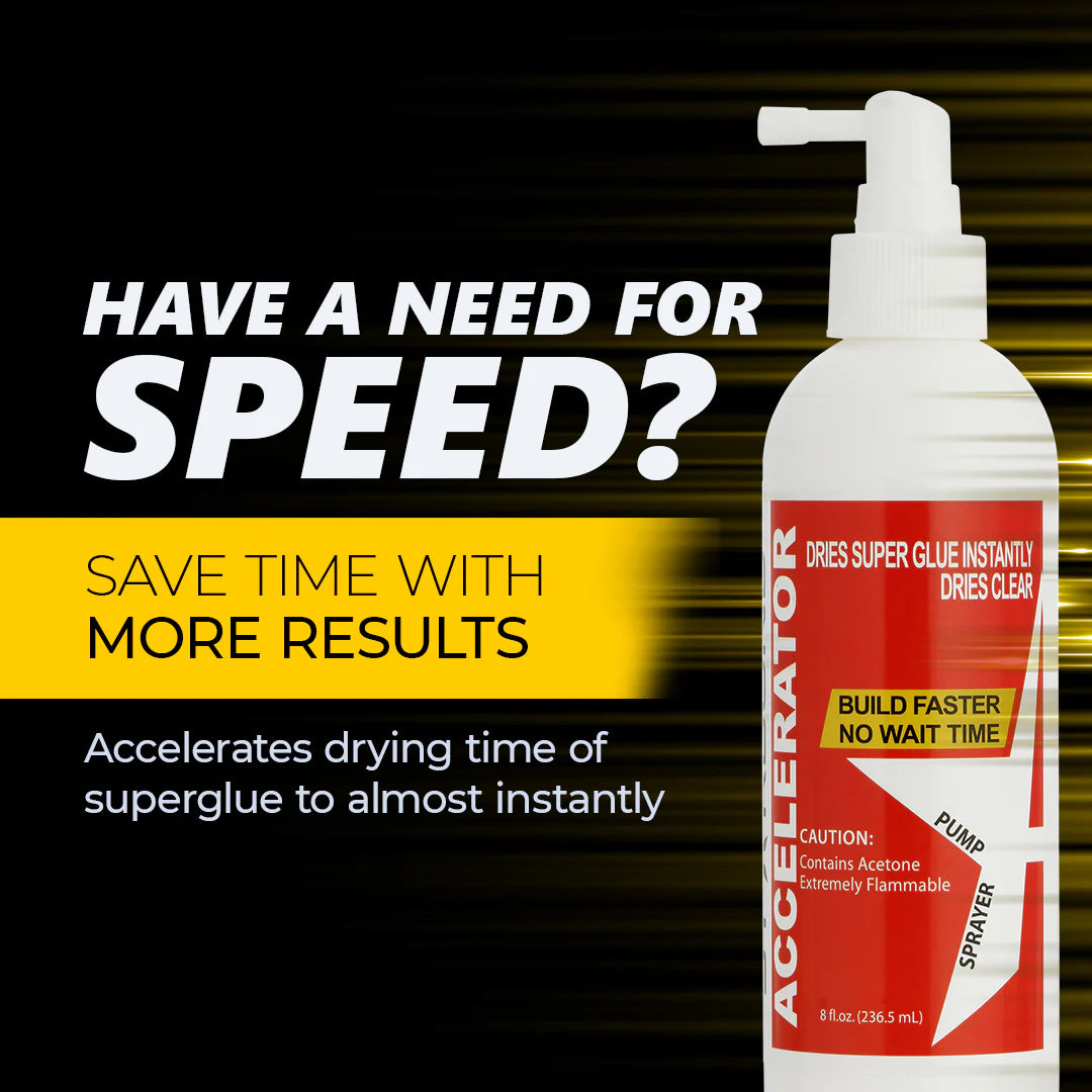 Super Glue Pump Accelerator - 8 oz