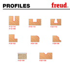 9 Piece Basic Router Bit Set