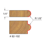 Half Round / Bull Nose Router Bits